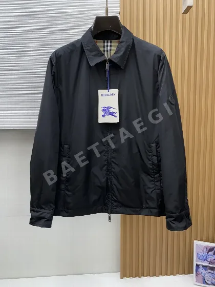 버버리 양면 라펠 남성 자켓 169759
