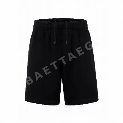 버버리 체크 로고 태그 코튼 반바지 100574
