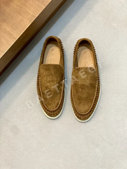 로로피아나 남성 스웨이드 슬립온 로퍼 98127