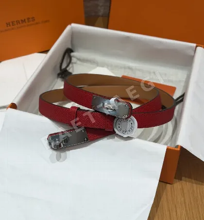 에르메스 팔라듐 켈리 버클 헌터 가죽 벨트 177678