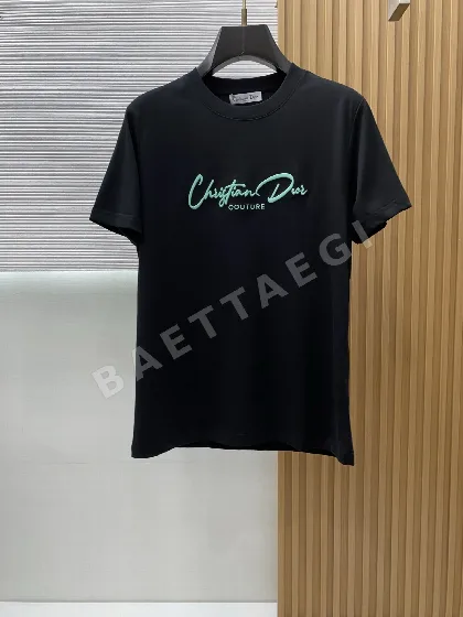 디올 남성 라운드넥 반팔 티셔츠 47635