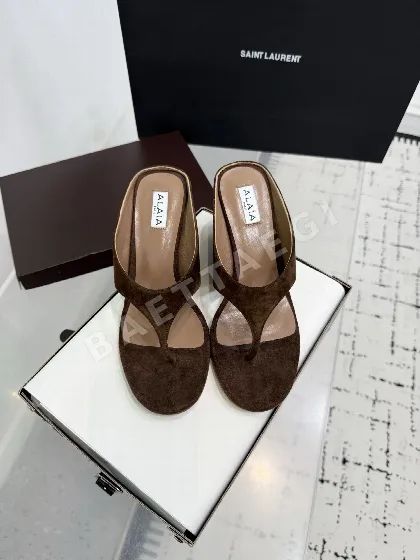 알라이아 큐빅 장식 웨지 샌들 120707