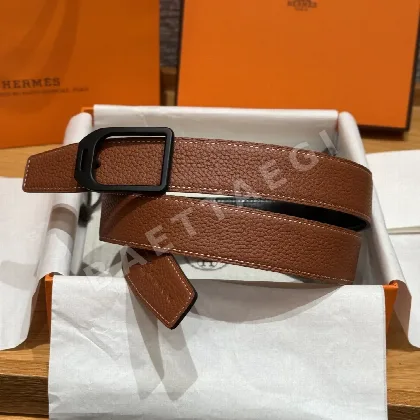 에르메스 조키 버클 엡솜 가죽 벨트 175629