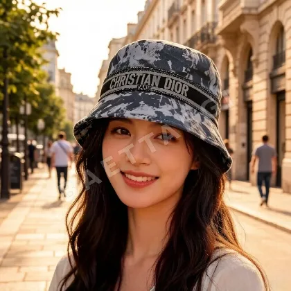 디올 미니멀 버킷 햇 모자 119901