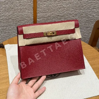 에르메스 켈리 단스 가넷 레드 가방 191820