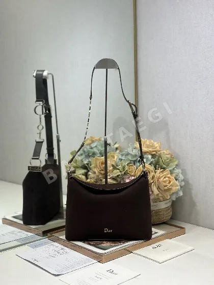 디올 스웨이드 스몰 호보 가방 196703