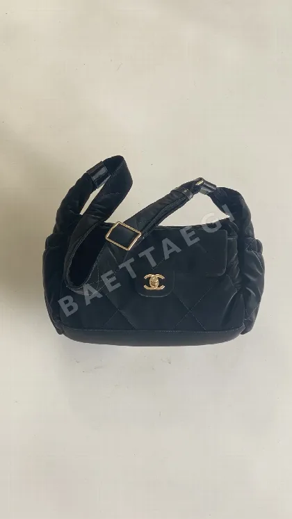 샤넬 벨벳 나일론 미니 볼링백 35863