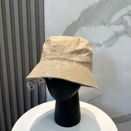 미우미우 자수 버킷햇 118850