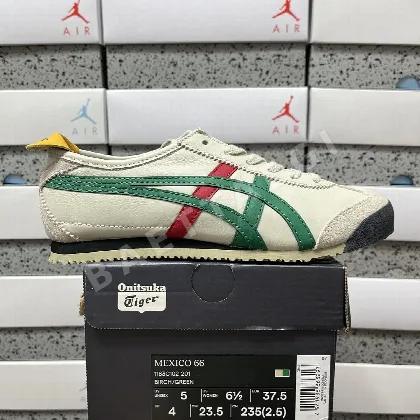 오니츠카타이거 [QC] 멕시코 66 1183C102-201 202299 Onitsuka Tiger Mexico 66 Birch Green Red