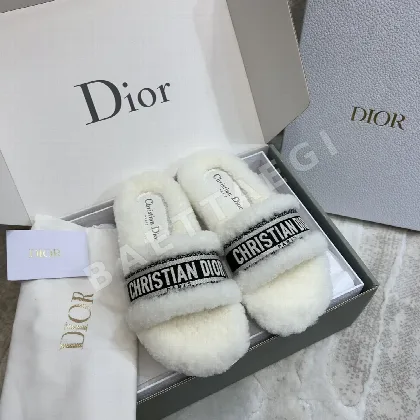 디올 자수 퍼 슬리퍼 94453
