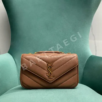 생로랑 루루 미니 램스킨 가방 801437