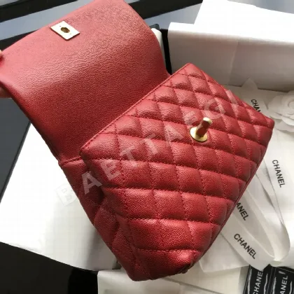 샤넬 코코 핸들 캐비어 가방 35138