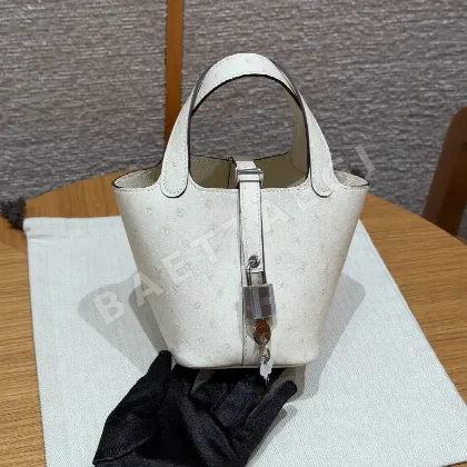 에르메스 피코탄 락 14 오스트리치 가방 144845
