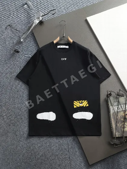 오프화이트 남성 반팔 티셔츠 87471