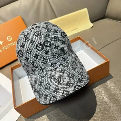 루이비통 LV 데님 자카드 야구모자 119544