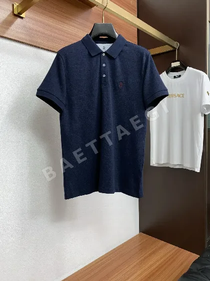 브루넬로쿠치넬리 남성 크루넥 반팔 셔츠 129911