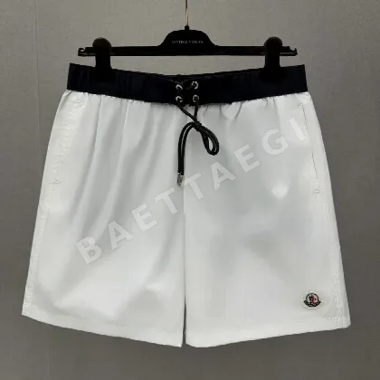 몽클레르 컬러 블록 남성 비치 반바지 113778