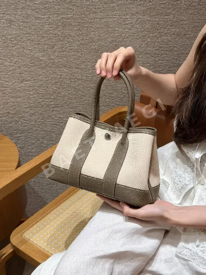 에르메스 가든파티 미니 캔버스 가방 191682