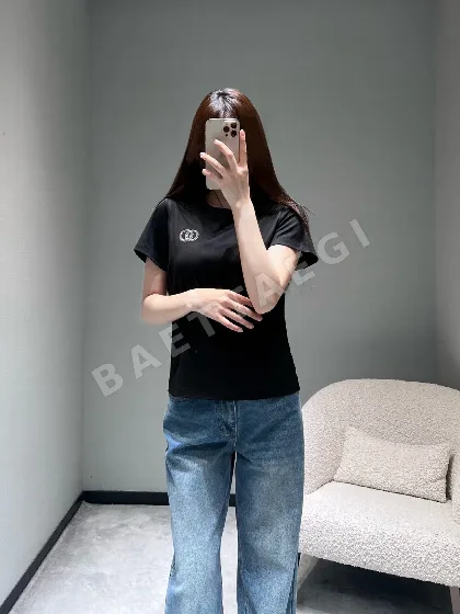 구찌 여성 코튼 반팔 티셔츠 53970