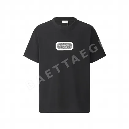 디올 자수 남성 반팔 티셔츠 100531