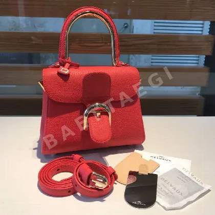 델보 브릴리언트 소가죽 숄더백 16955