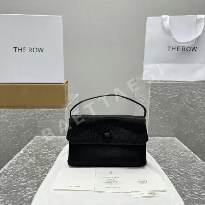 더로우 루사리 페블드 가죽 핸드백 128708