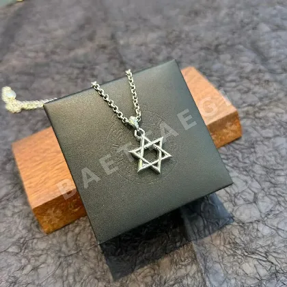 크롬하츠 육각별 장식 목걸이 126906
