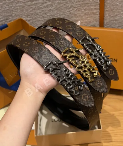루이비통 스크립트 30mm 리버시블 벨트 173779