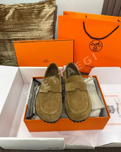 에르메스 레이지 스웨이드 로퍼 42379