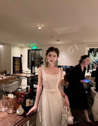 디올 문라이트 자카드 슬립 원피스 132230