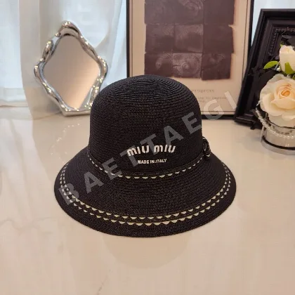 미우미우 접이식 차양 어부 모자 81283