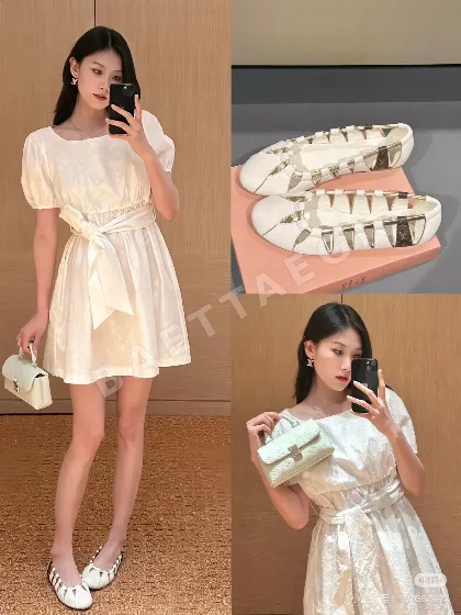 루이비통 모노그램 자카드 여성 원피스 137770