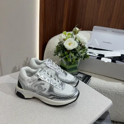 샤넬 실버혼킹 메시 스니커즈 93957
