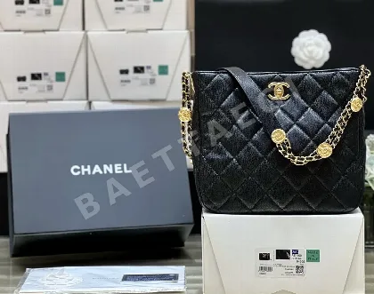 샤넬 22A 메티에 다르 골드 코인 호보 숄더백 AS3400
