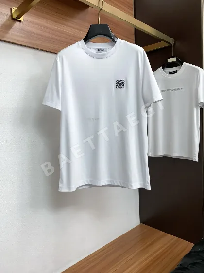 로에베 남성 클래식 반팔 티셔츠 48333