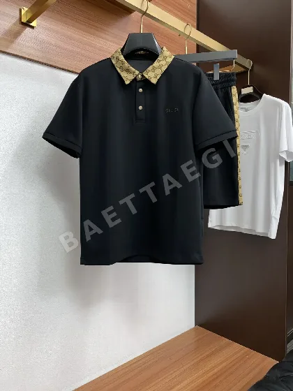 구찌 남성 코튼 반팔 티셔츠 156562