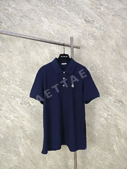 몽클레르 남성 면 피케 반팔 셔츠 158091