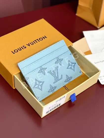 루이비통 엠보싱 아이스 블루 카드 지갑 가방 M14791