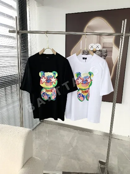 펜디 여성 크루넥 반팔 티셔츠 88784