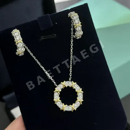 티파니 슐럼버거 크로스 다이아몬드 목걸이 71281