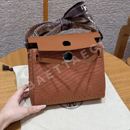 에르메스 미니 하버드 캔버스 숄더백 144917