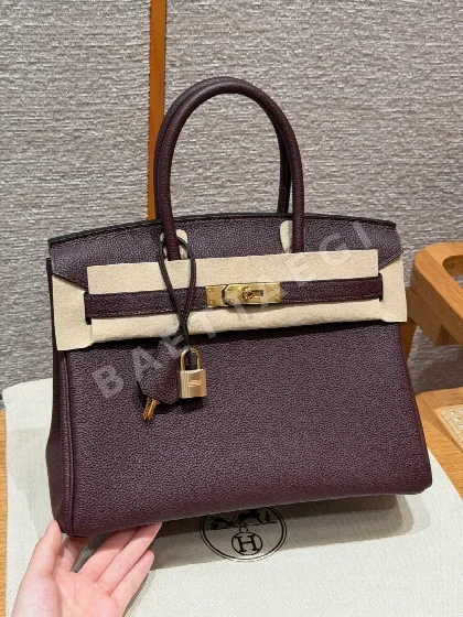 에르메스 버킨 30 새들레드 토고 가방 144838