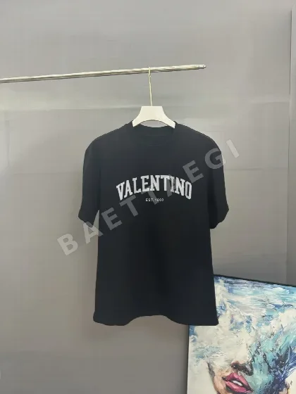 발렌티노 클래식 프린트 라운드넥 여성 반팔 티셔츠 87814