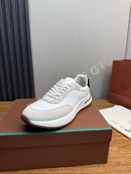로로피아나 남성 스웨이드 스니커즈 148934
