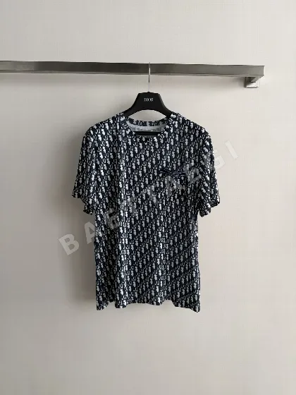 디올 여성 프린트 포켓 반팔 티셔츠 레플리카 45457