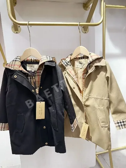 버버리 키즈 트렌치코트 169897