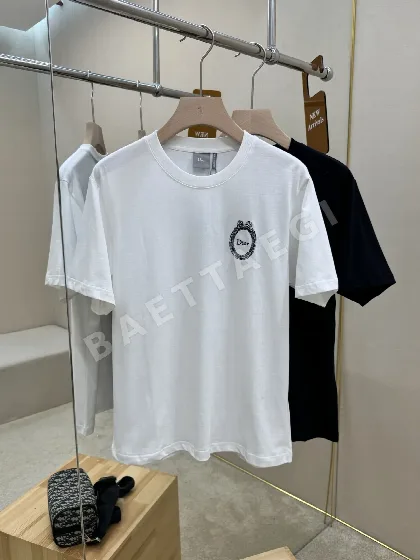 디올 자수 장식 남성 반팔 티셔츠 126964