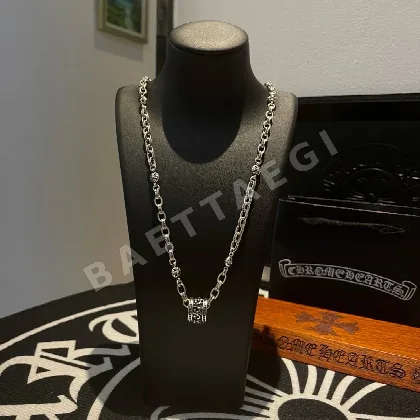 크롬하츠 크로스 플라워 펜던트 목걸이 62667