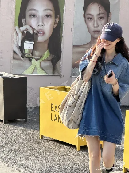 지방시 데님 셔츠 반소매 원피스 129708
