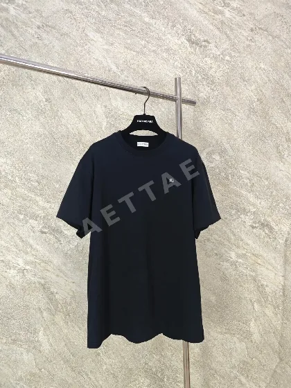 버버리 메탈 에퀘스트리안 로고 남성 코튼 반팔 티셔츠 139272